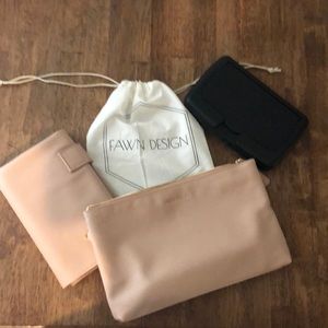 Fawn design diaper clutch
